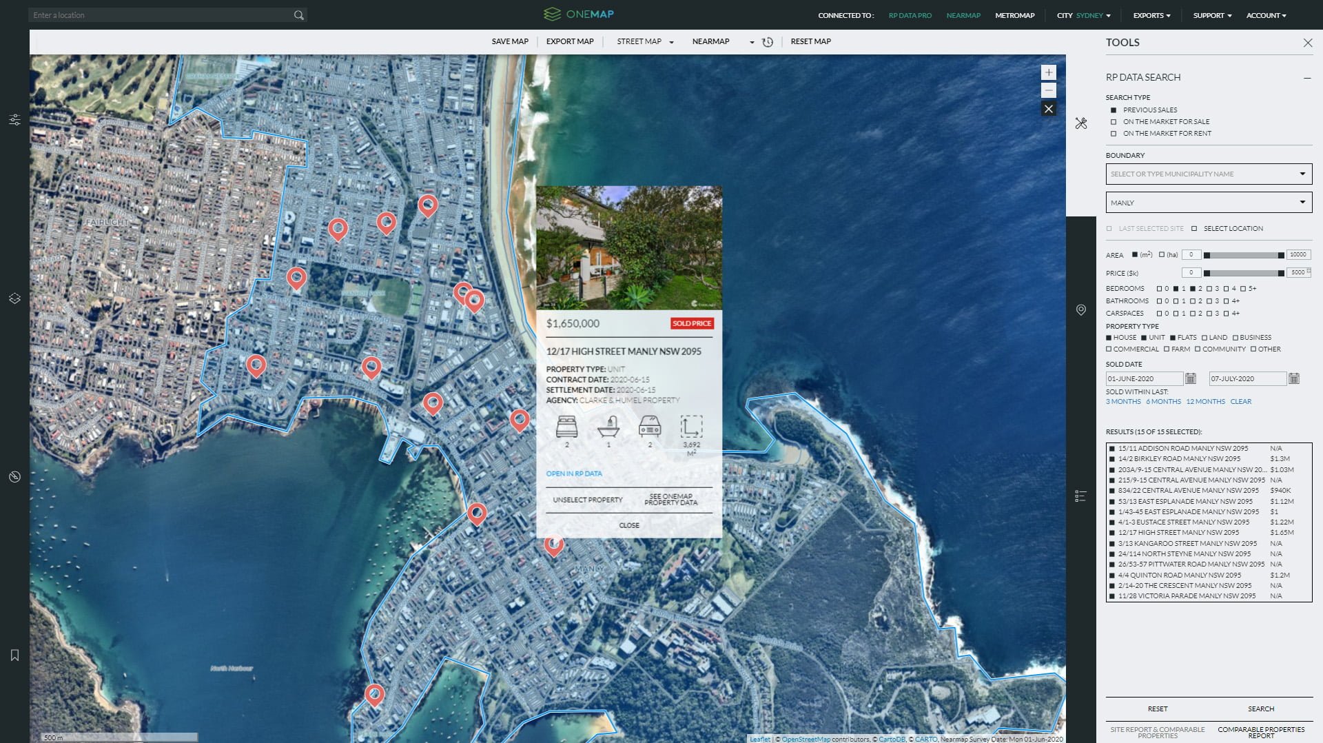 OneMap Asset Managers and Valuers - RP Data Sold - OneMap
