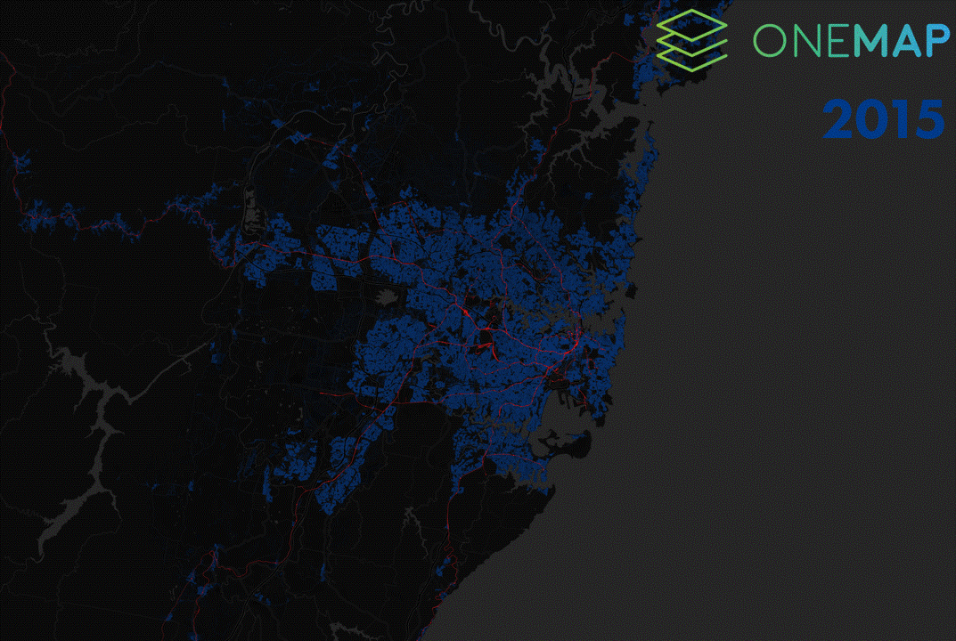Urban Growth - A Decade of Expansion Sydney, NSW, Growth of urban Areas 2014-2025